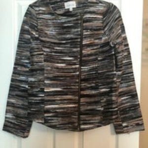 Sabine Blazer Moto Jacket Asymmetrical L